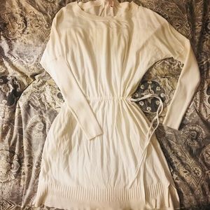 Long Sleeve, Cinch Waist Dress